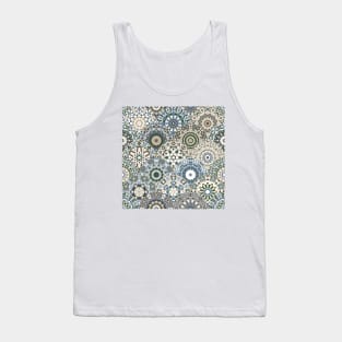 Seamless pattern with floral mandala Tank Top